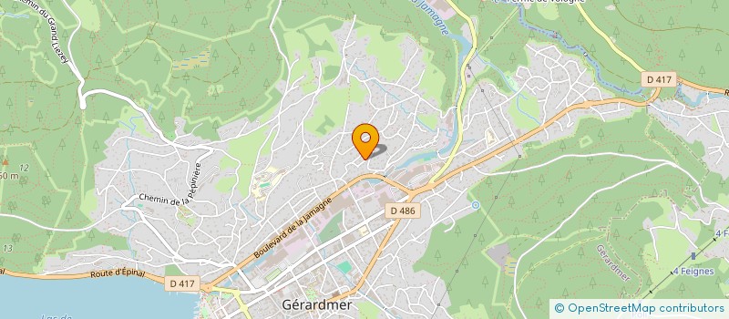 localisation de l'entreprise CHEZ GEORGETTE  GERARDMER