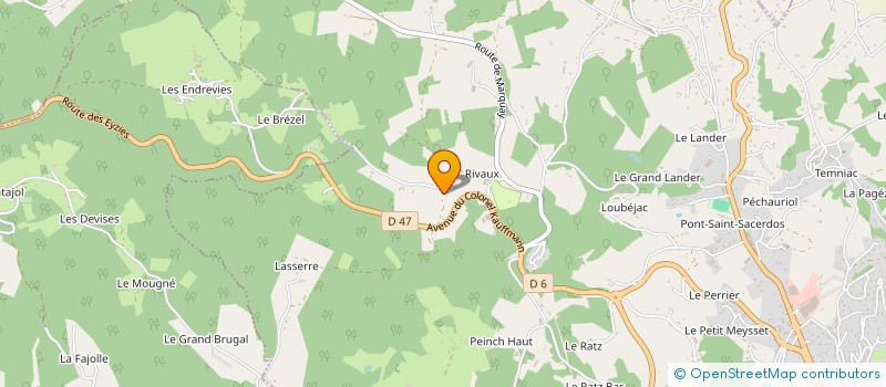localisation de l'entreprise CHEZ GEORGETTE à SARLAT-LA-CANEDA