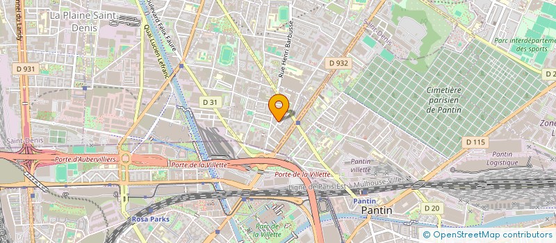 localisation de l'entreprise CHEZ GIGI  AUBERVILLIERS