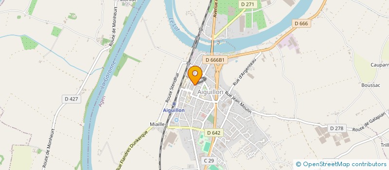 localisation de l'entreprise CHEZ GILOU ET DEDE à AIGUILLON