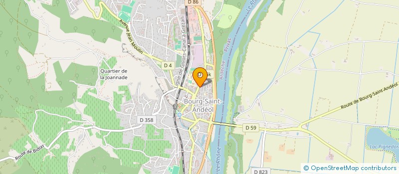 localisation de l'entreprise CHEZ GINO à BOURG-SAINT-ANDEOL