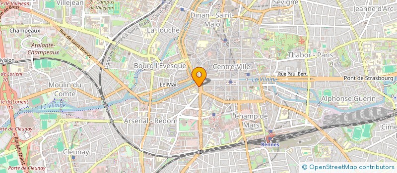 localisation de l'entreprise CHEZ GIORGIO à RENNES