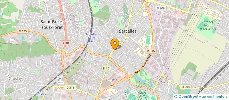 localisation de l'entreprise CHEZ GODOT GROUPE D'ENTRAIDE MUTUELLE à SARCELLES