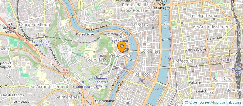 localisation de l'entreprise CHEZ GRAND-MERE à LYON