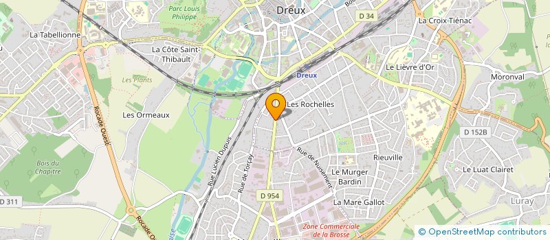 localisation de l'entreprise CHEZ GRAND'S à DREUX