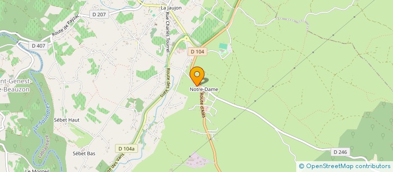 localisation de l'entreprise CHEZ GRANNY  LABLACHERE