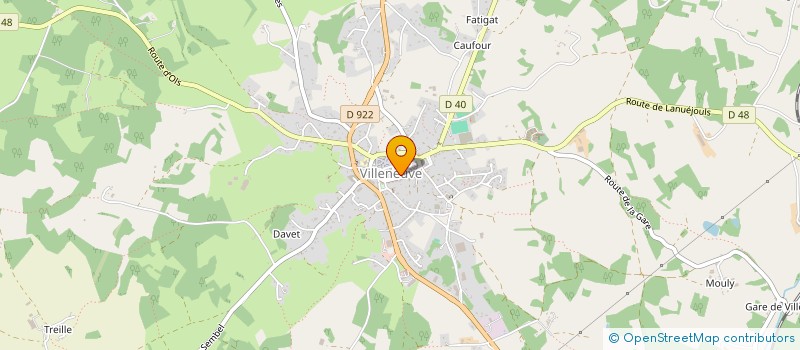 localisation de l'entreprise CHEZ GRATIEN  VILLENEUVE