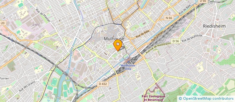 localisation de l'entreprise CHEZ GREG  MULHOUSE