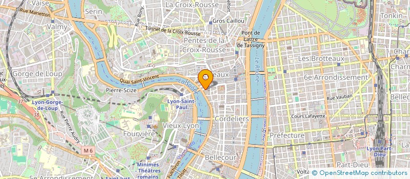 localisation de l'entreprise CHEZ GREGOIRE à LYON