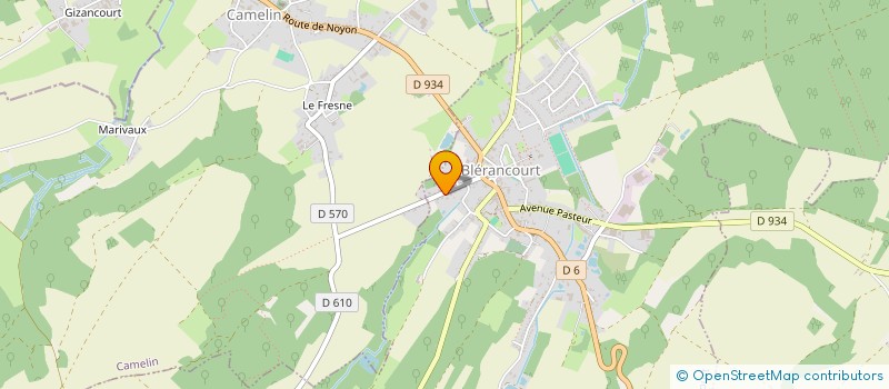 localisation de l'entreprise CHEZ GRENADIER  BLERANCOURT