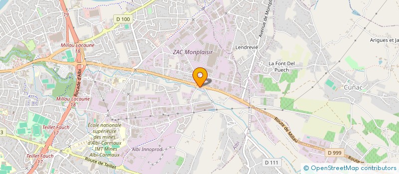 localisation de l'entreprise CHEZ GRIL à ALBI