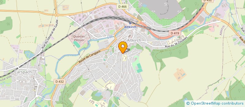 localisation de l'entreprise CHEZ GUENAELLE ET GAEL  ALTKIRCH