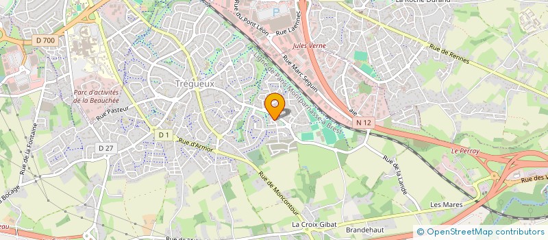 localisation de l'entreprise CHEZ GUIDO à TREGUEUX