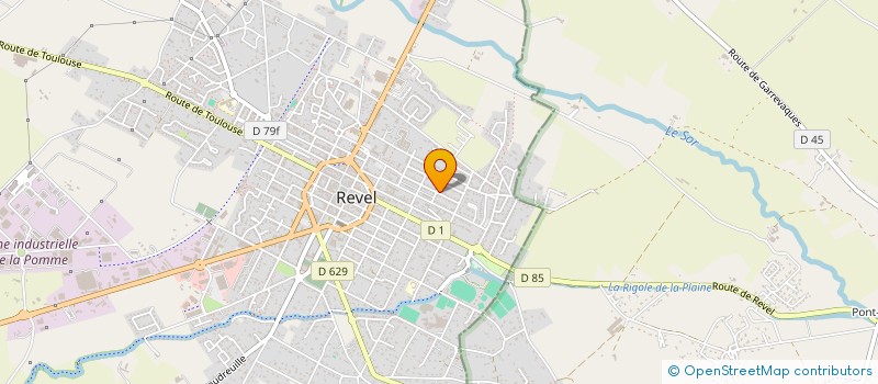 localisation de l'entreprise CHEZ HIK  REVEL