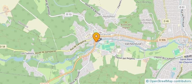 localisation de l'entreprise CHEZ HIPPOLYTE à CHEVREUSE