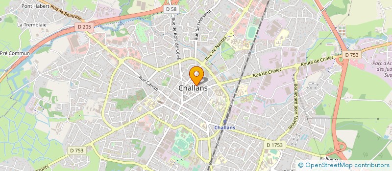 localisation de l'entreprise CHEZ HOME à CHALLANS