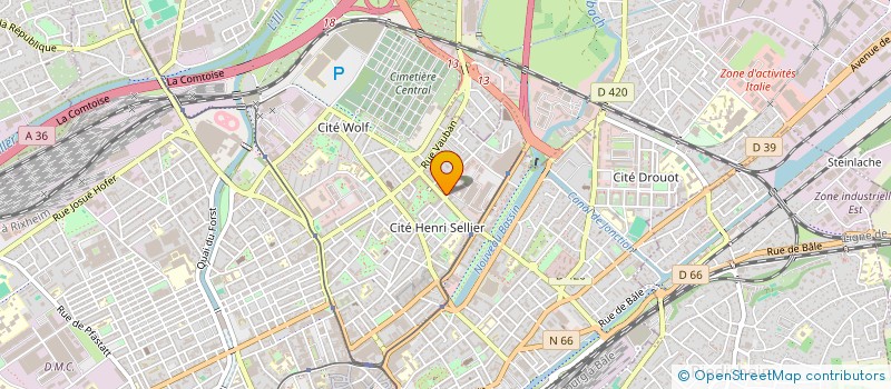 localisation de l'entreprise CHEZ HOTO  MULHOUSE