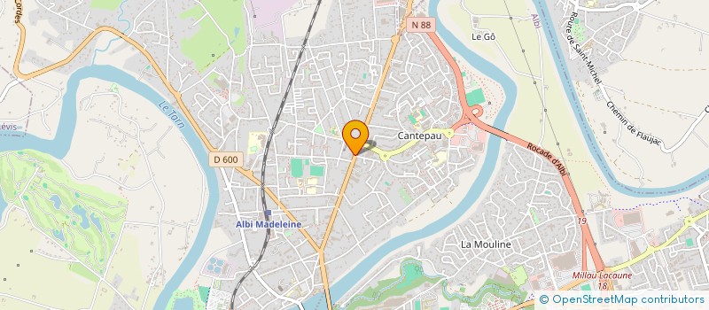 localisation de l'entreprise CHEZ HU à ALBI