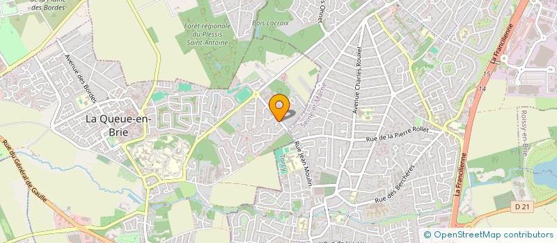 localisation de l'entreprise CHEZ HUYNH  LA QUEUE-EN-BRIE