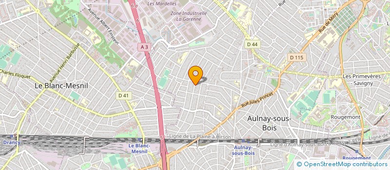 localisation de l'entreprise CHEZ ILYES à AULNAY-SOUS-BOIS