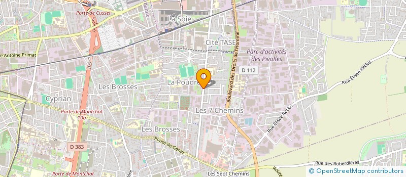 localisation de l'entreprise CHEZ IRFAN  VAULX-EN-VELIN