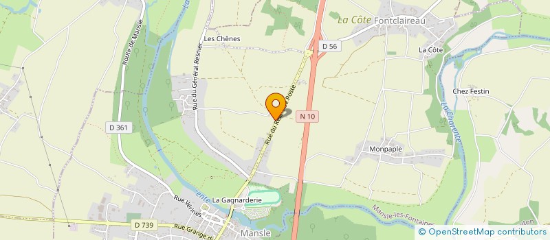 localisation de l'entreprise CHEZ ISA  MANSLE-LES-FONTAINES