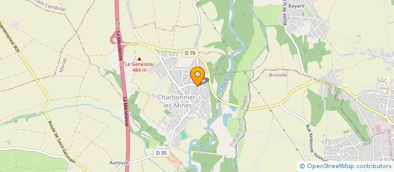 localisation de l'entreprise CHEZ ISAURE  CHARBONNIER-LES-MINES