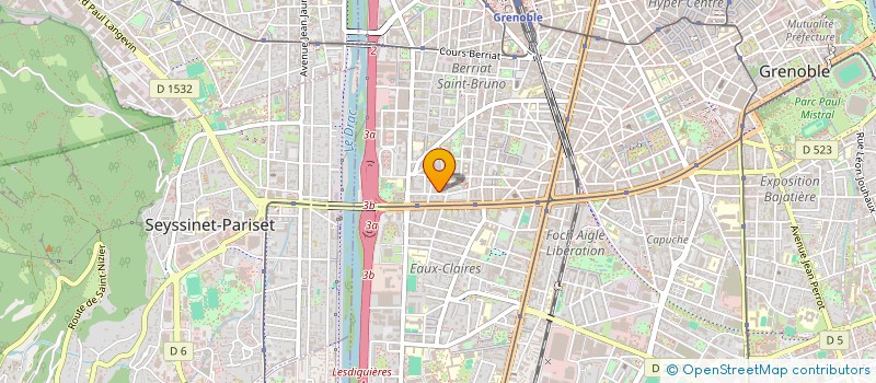 localisation de l'entreprise CHEZ JACK  GIERES