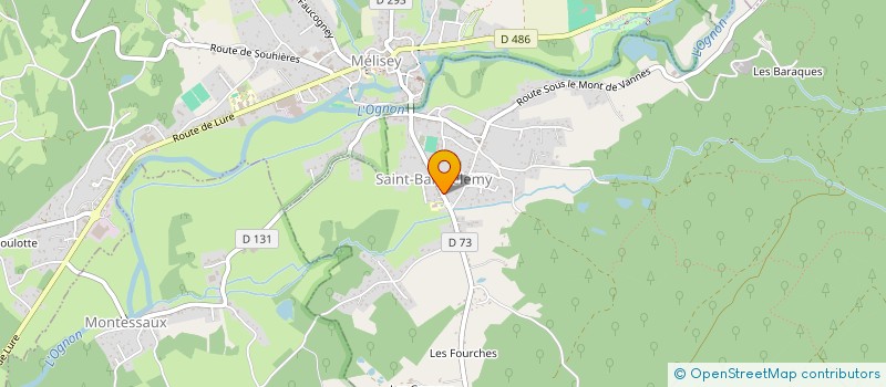 localisation de l'entreprise CHEZ JACQUES  MELISEY