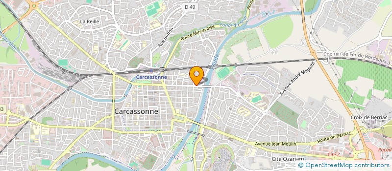 localisation de l'entreprise CHEZ JASMINE à CARCASSONNE