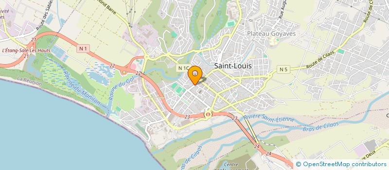 localisation de l'entreprise CHEZ JAVOTTE à SAINT-LOUIS
