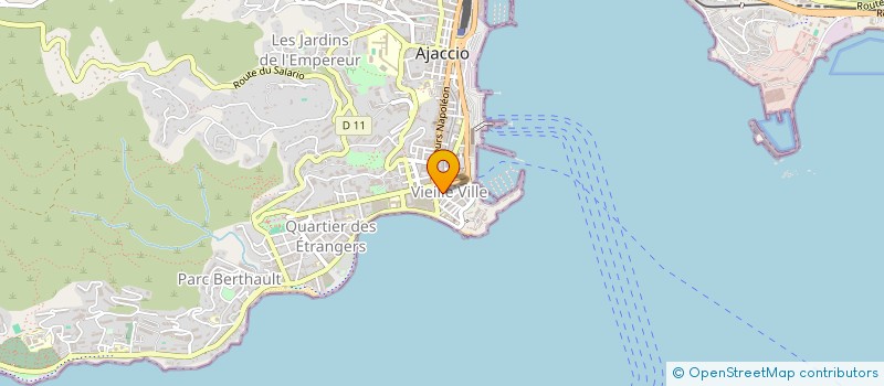 localisation de l'entreprise CHEZ JAVOTTE  AJACCIO