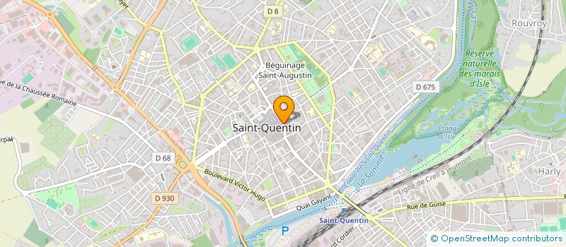 localisation de l'entreprise CHEZ JEAN à SAINT-QUENTIN