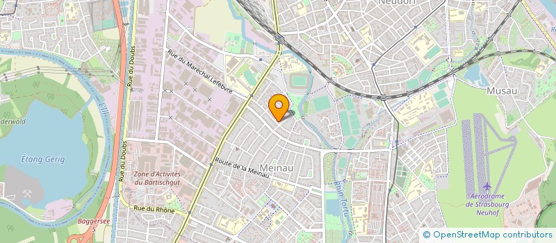 localisation de l'entreprise CHEZ JEAN-PIERRE  STRASBOURG