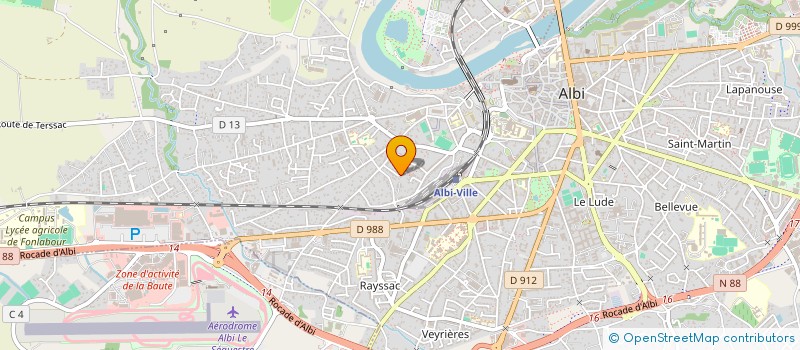 localisation de l'entreprise CHEZ JEANMAT  ALBI