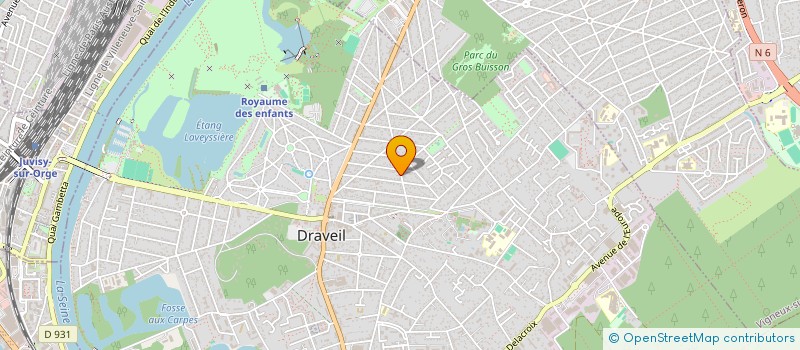 localisation de l'entreprise CHEZ JEANNE à DRAVEIL