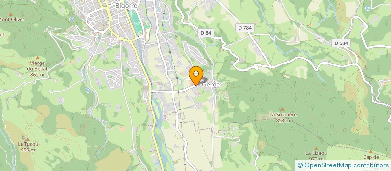 localisation de l'entreprise CHEZ JEANNE  GERDE