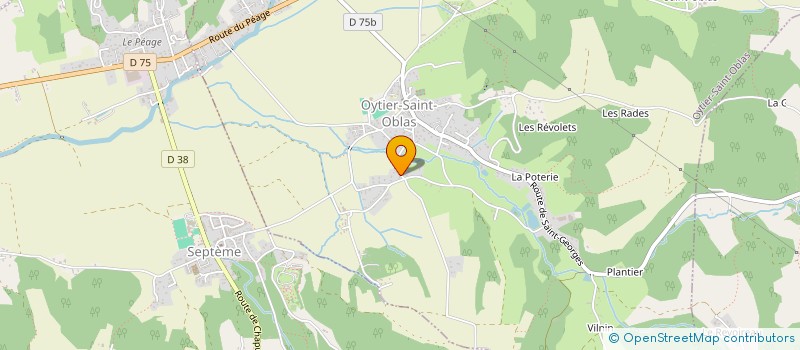 localisation de l'entreprise CHEZ JEANNOT ET NANNIE  OYTIER-SAINT-OBLAS