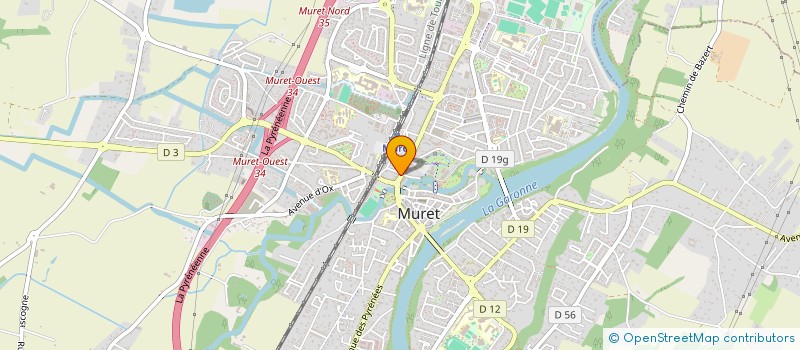localisation de l'entreprise CHEZ JEROME à MURET