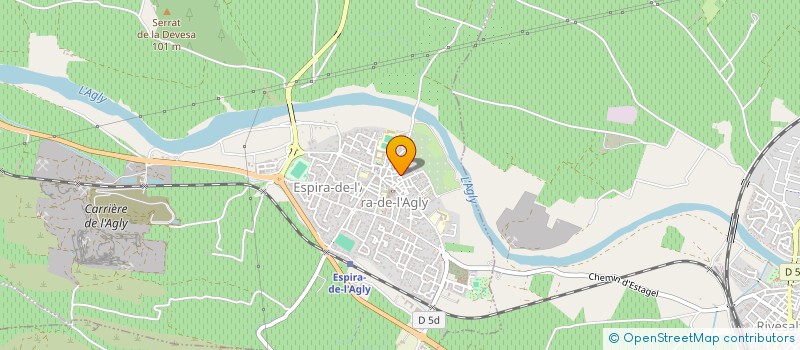 localisation de l'entreprise CHEZ JEY & SLYDE  VINGRAU