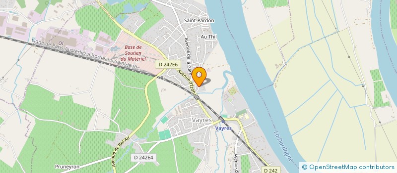 localisation de l'entreprise CHEZ JIM  VAYRES