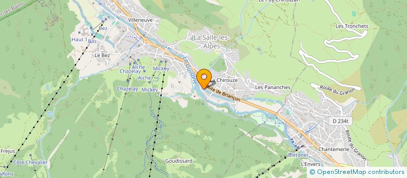 localisation de l'entreprise CHEZ JO 05  LA SALLE-LES-ALPES