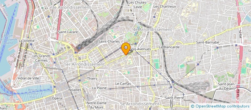 localisation de l'entreprise CHEZ JO ET ARMAND à MARSEILLE