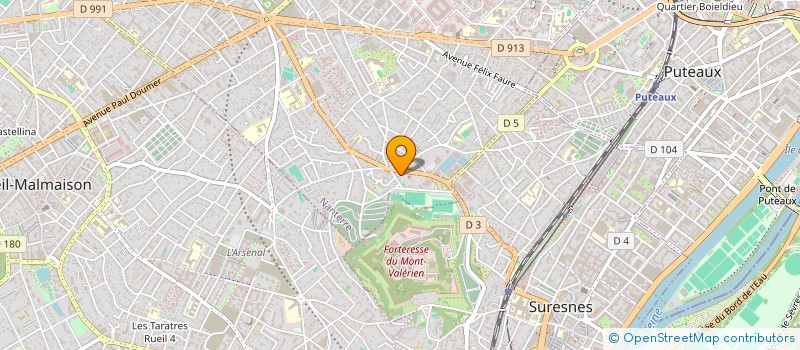 localisation de l'entreprise CHEZ JOHN à NANTERRE