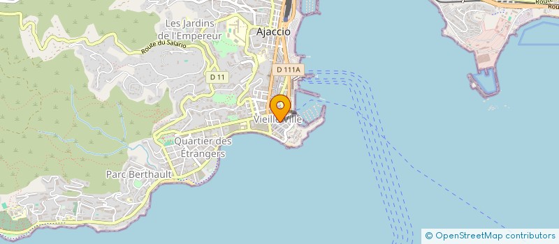 localisation de l'entreprise CHEZ JOJO  AJACCIO