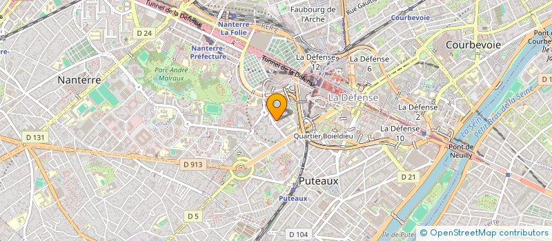 localisation de l'entreprise CHEZ JOSEPH  PUTEAUX