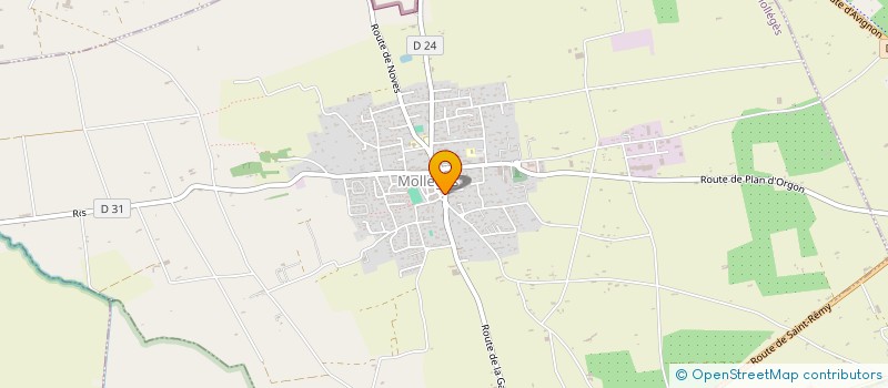 localisation de l'entreprise CHEZ JU  MOLLEGES