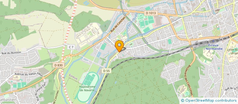 localisation de l'entreprise CHEZ JUJU  EVREUX