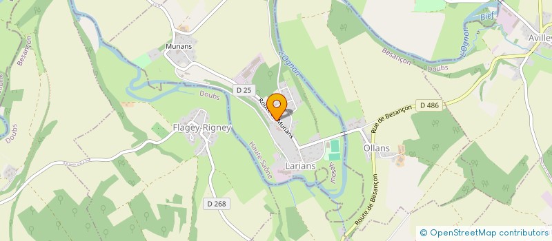 localisation de l'entreprise CHEZ JUJU  LARIANS-ET-MUNANS