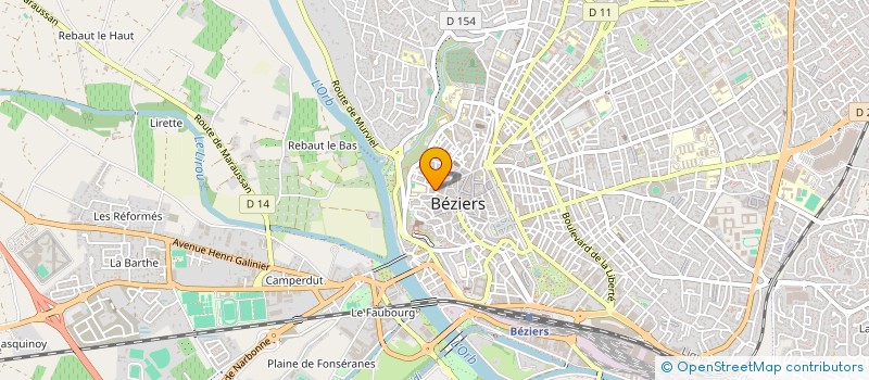 localisation de l'entreprise CHEZ JULES à BEZIERS